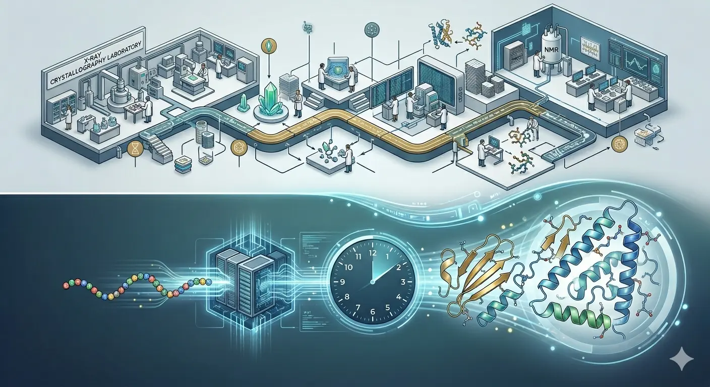 AI predicting complex protein structures