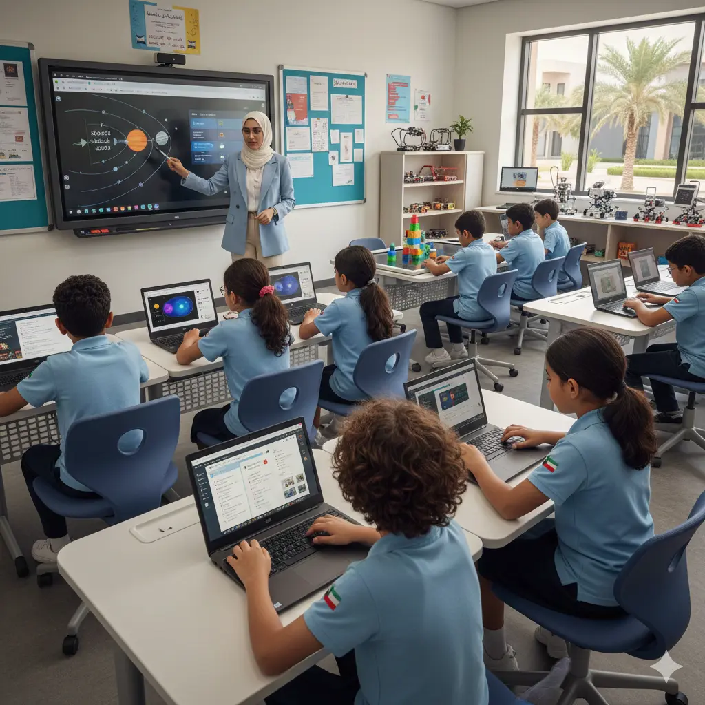 التكنولوجيا في المؤسسات التعليمية الكويتية